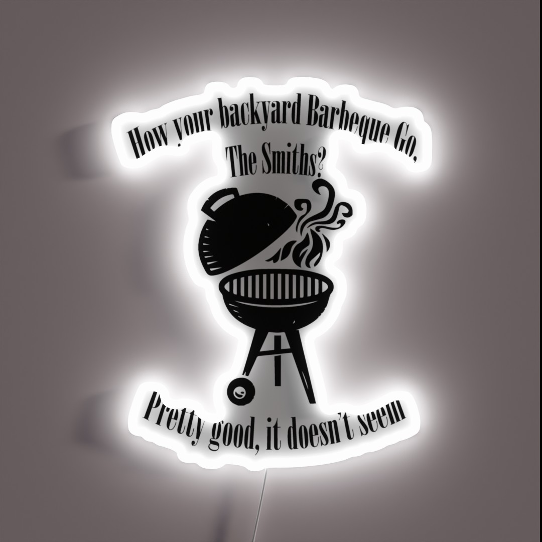 Backyard Barbeque RGB Neon Sign Backyard Barbeque RGB Neon Sign