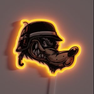 Bad Dog RGB Neon Sign