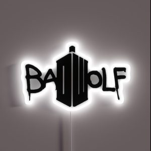 Bad Wolf DW RGB Neon Sign