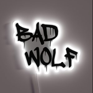 Bad Wolf RGB Neon Sign
