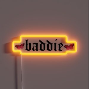 Baddie Vibes RGB Neon Sign Baddie Vibes RGB Neon Sign
