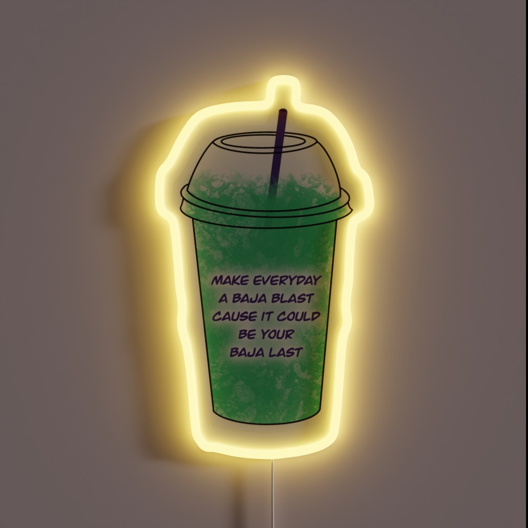 Baja Blast RGB Neon Sign Baja Blast RGB Neon Sign