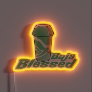 Baja Blessed RGB Neon Sign