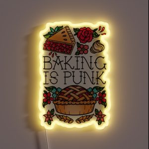 Baking Is Punk RGB Neon Sign