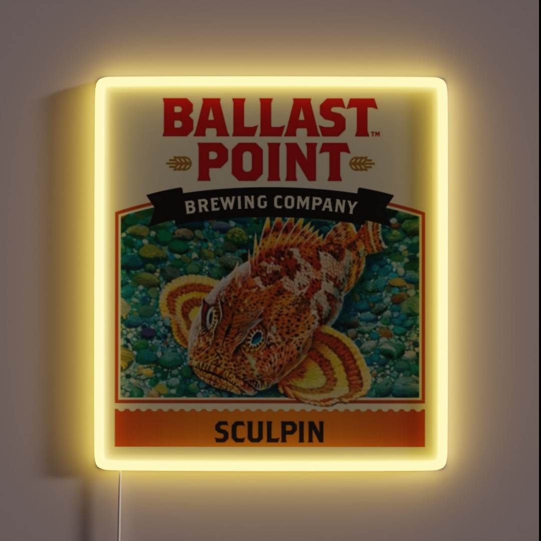 Ballast Point Brewing Company RGB Neon Sign Ballast Point Brewing Company RGB Neon Sign