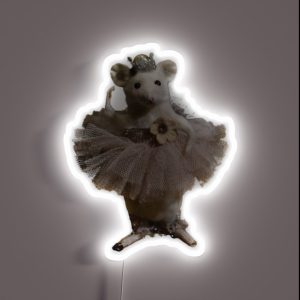 Ballet Tutu Mouse RGB Neon Sign