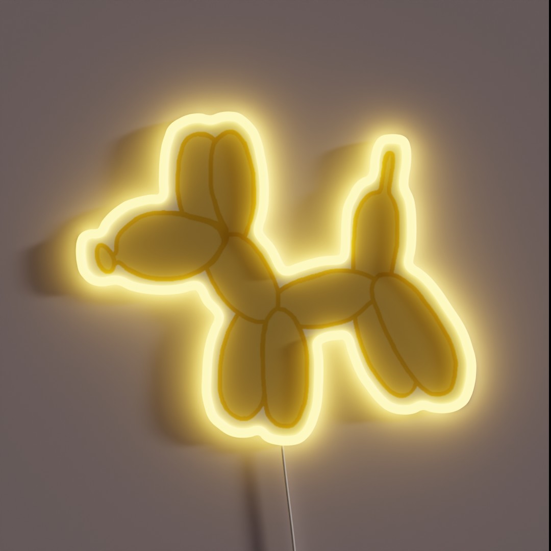 Balloon Animal RGB Neon Sign Balloon Animal RGB Neon Sign