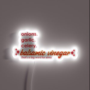 Balsamic Vinegar RGB Neon Sign