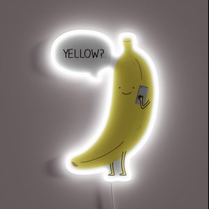 Banana On The Phone RGB Neon Sign Banana On The Phone RGB Neon Sign