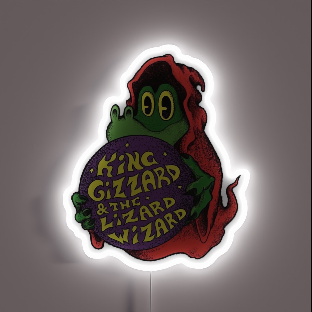 Band King Gizzard And The Lizard Wizard RGB Neon Sign Band King Gizzard And The Lizard Wizard RGB Neon Sign