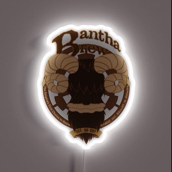 Bantha Brew RGB Neon Sign