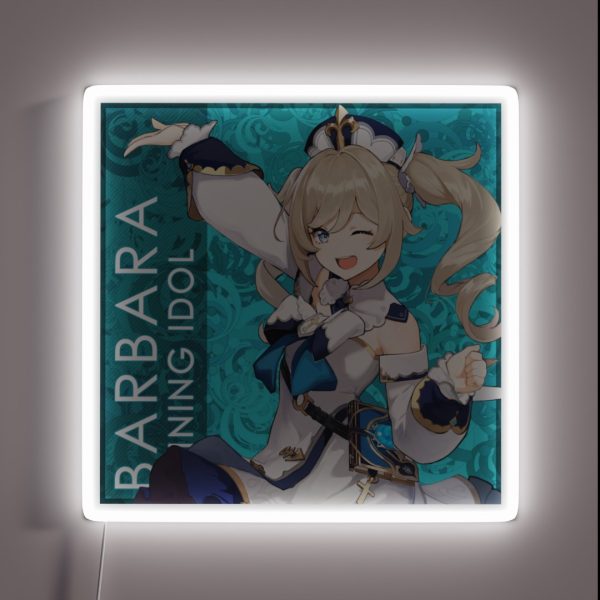Barbara Genshin Impact RGB Neon Sign