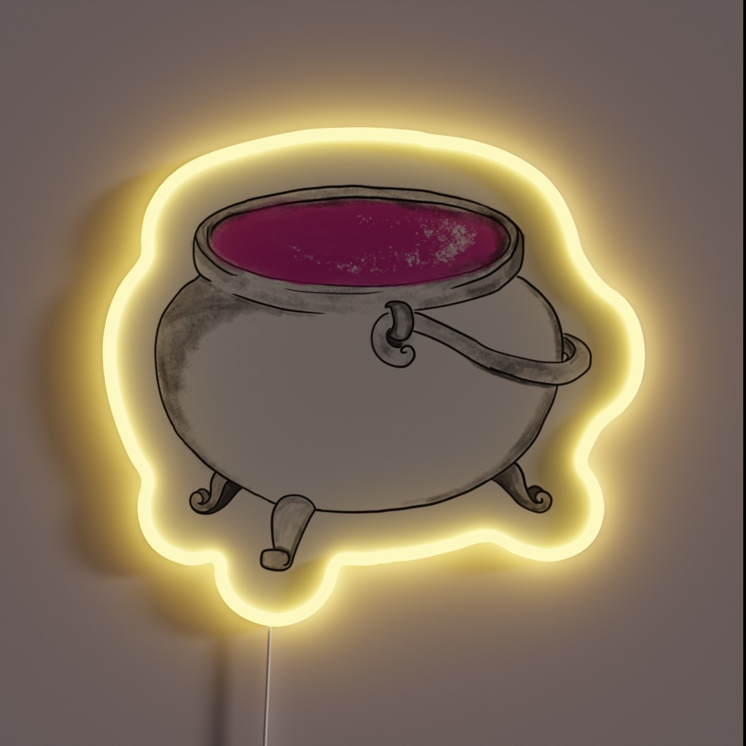 Barbiecore Cauldron RGB Neon Sign Barbiecore Cauldron RGB Neon Sign