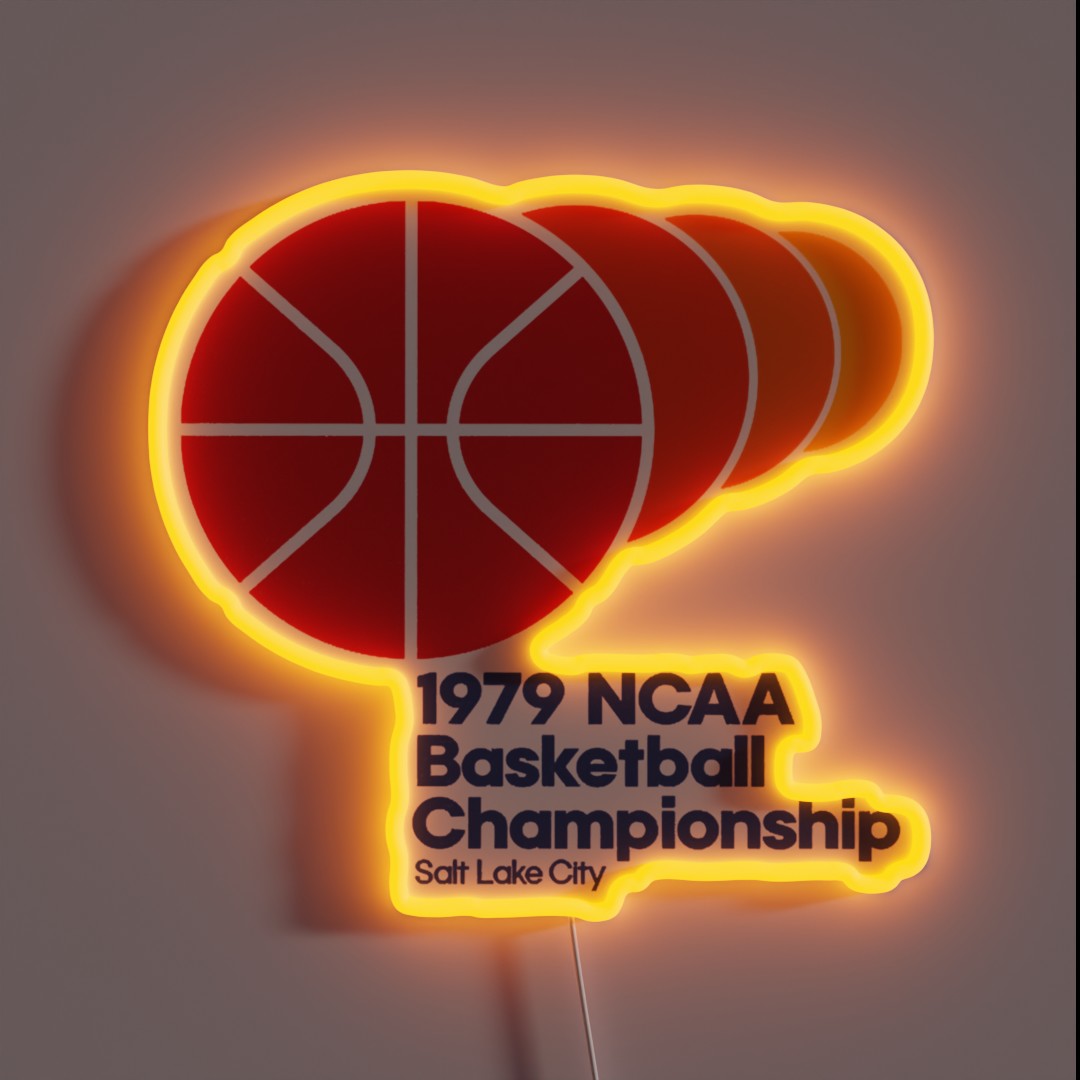 Basketball NCAA 1979 RGB Neon Sign Basketball NCAA 1979 RGB Neon Sign