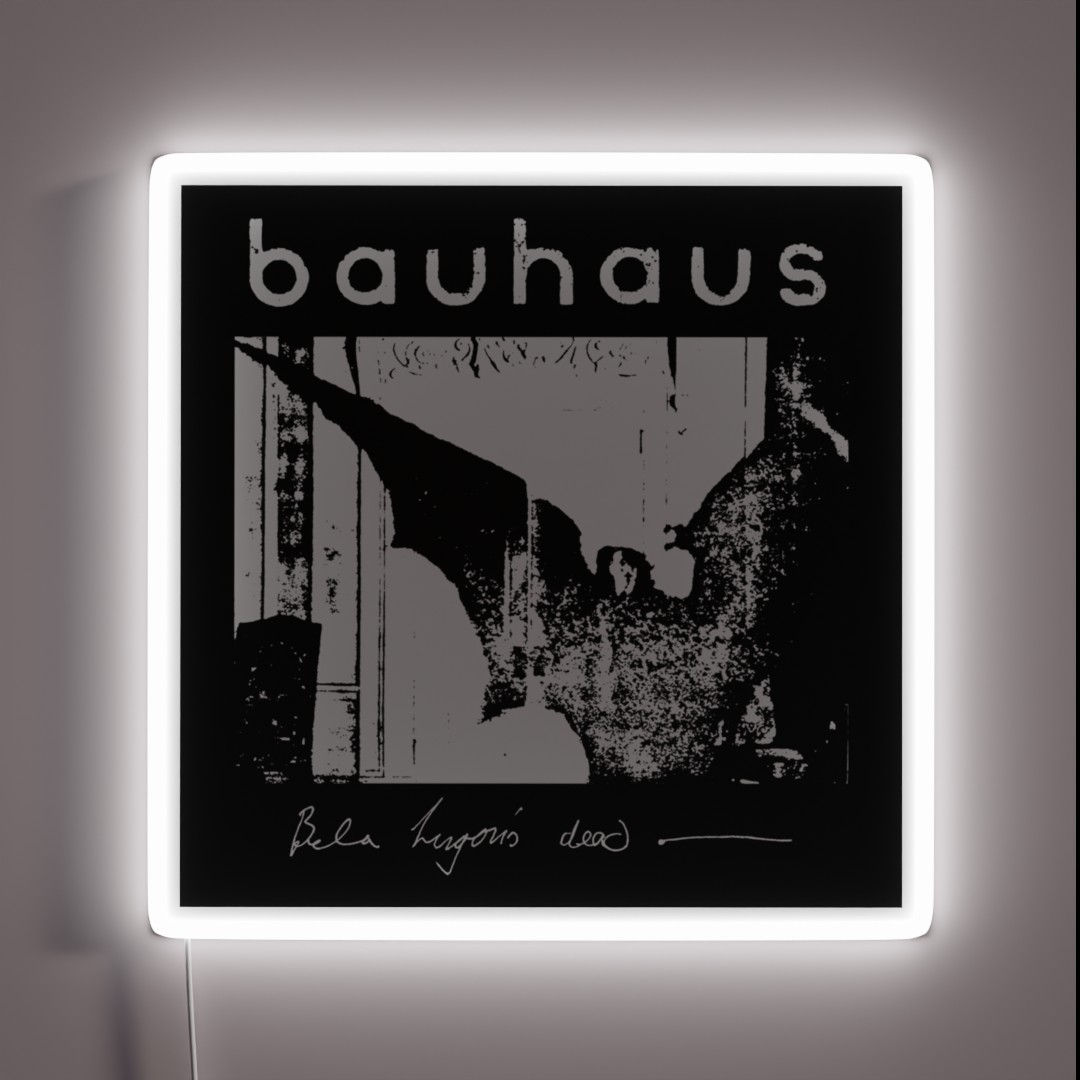 Bauhaus Bat Wings Bela Lugosi S Dead RGB Neon Sign Bauhaus Bat Wings Bela Lugosi S Dead RGB Neon Sign