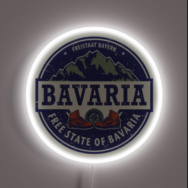 Bavaria Free State Of Bavaria RGB Neon Sign