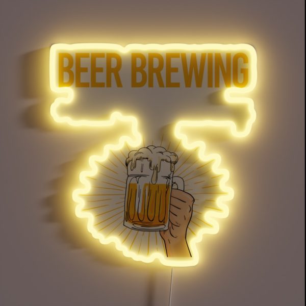 Beer Perfect Day Beer Brewing RGB Neon Sign