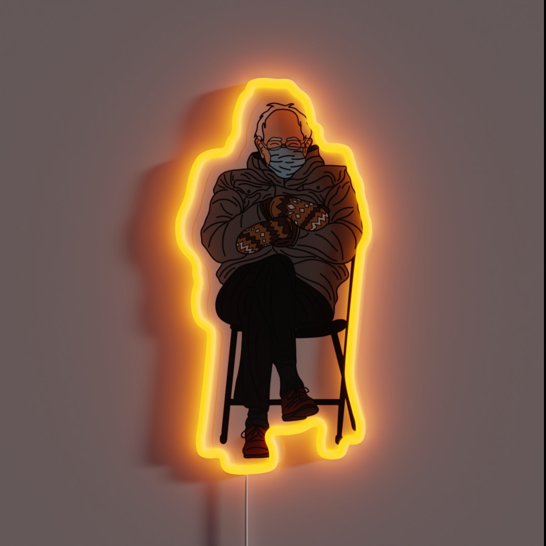 Bernie Sanders RGB Neon Sign Bernie Sanders RGB Neon Sign