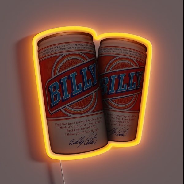 Billy Beer Defunct Beer Brand RGB Neon Sign