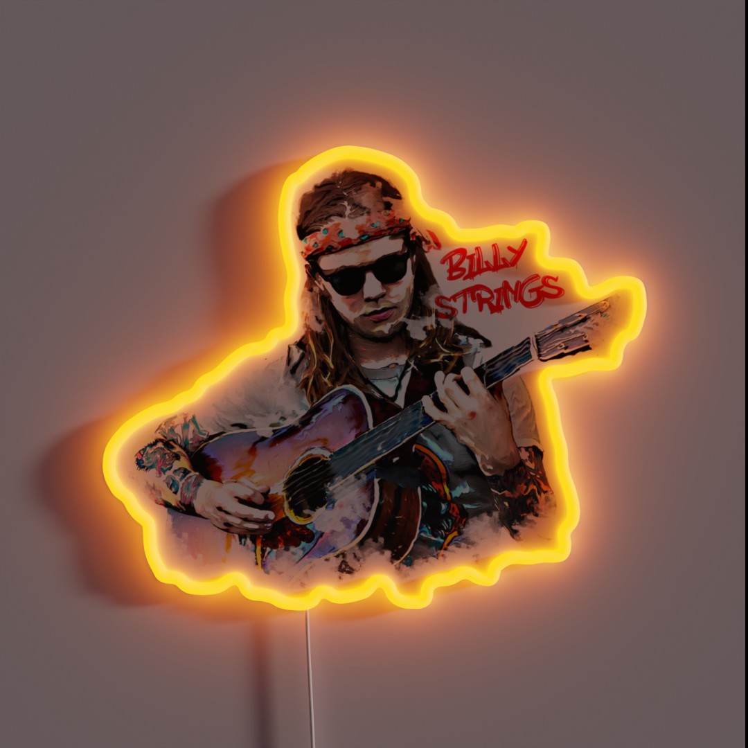 Billy Strings RGB Neon Sign Billy Strings RGB Neon Sign