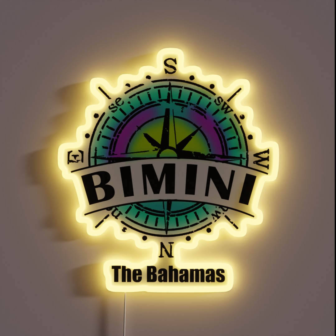 Bimini The Bahamas RGB Neon Sign Bimini The Bahamas RGB Neon Sign