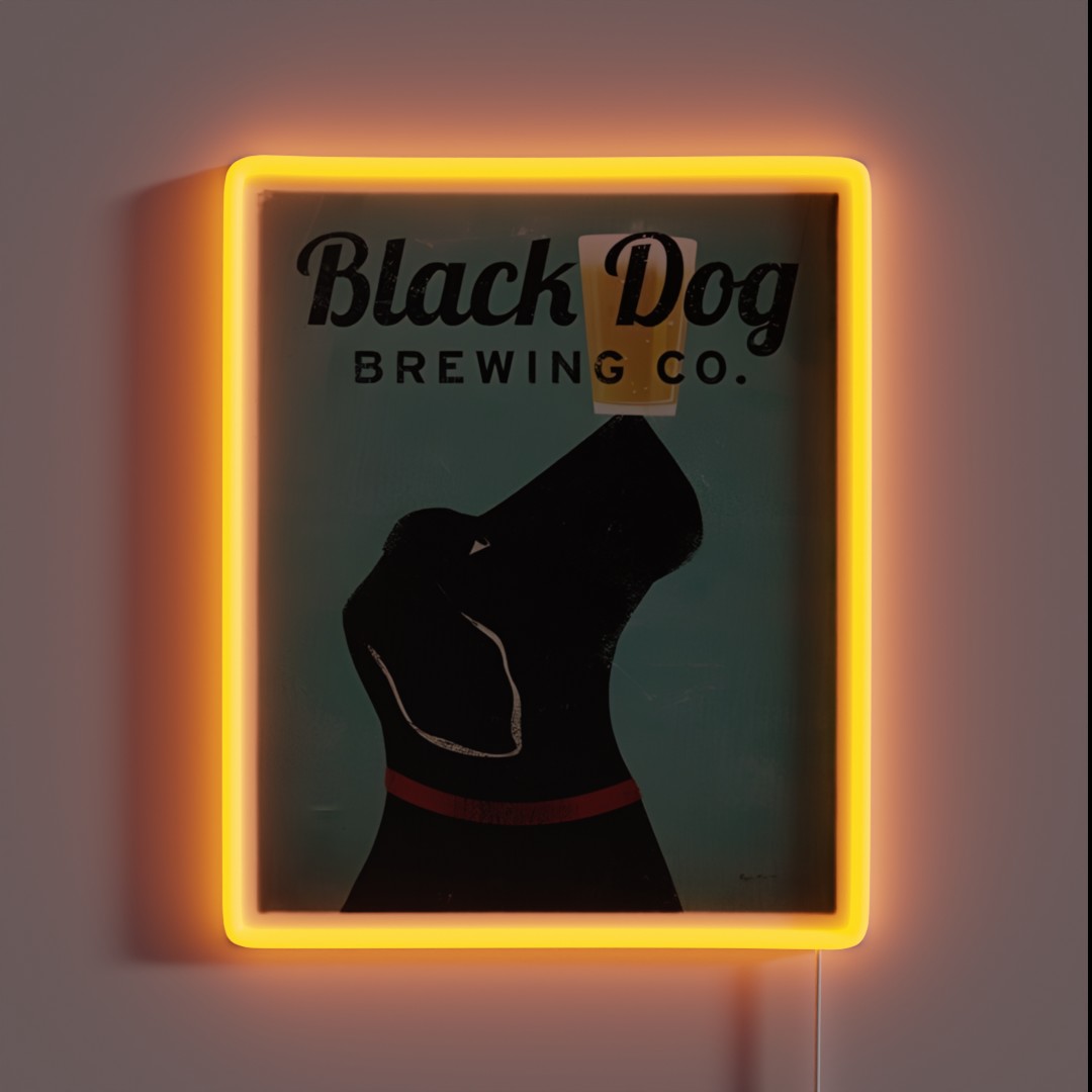 Black Dog Brewing RGB Neon Sign Black Dog Brewing RGB Neon Sign