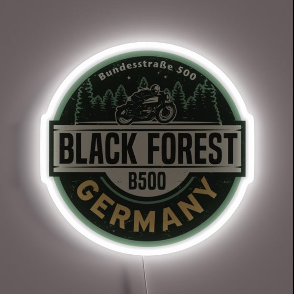 Black Forest Germany RGB Neon Sign