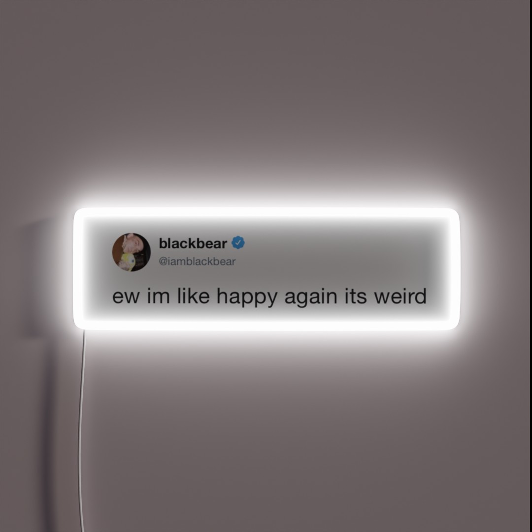 Blackbear Tweet RGB Neon Sign Blackbear Tweet RGB Neon Sign
