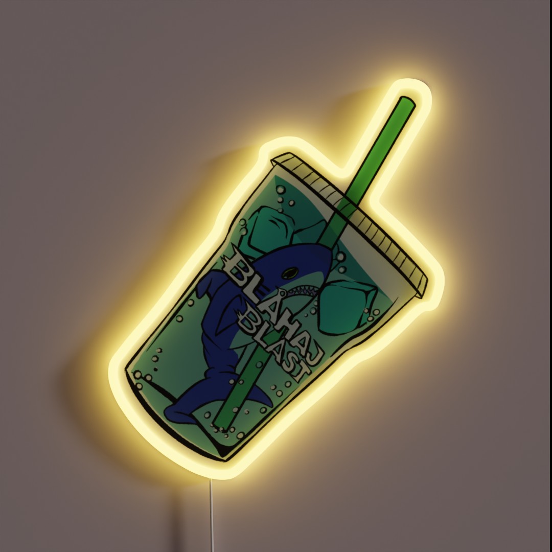 Blahaj Blast RGB Neon Sign Blahaj Blast RGB Neon Sign
