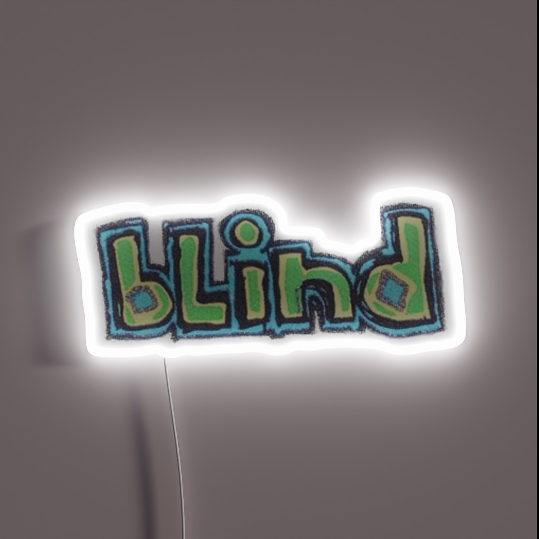 Blind Skateboards Skeleton Hook Ups Skate RGB Neon Sign Blind Skateboards Skeleton Hook Ups Skate RGB Neon Sign