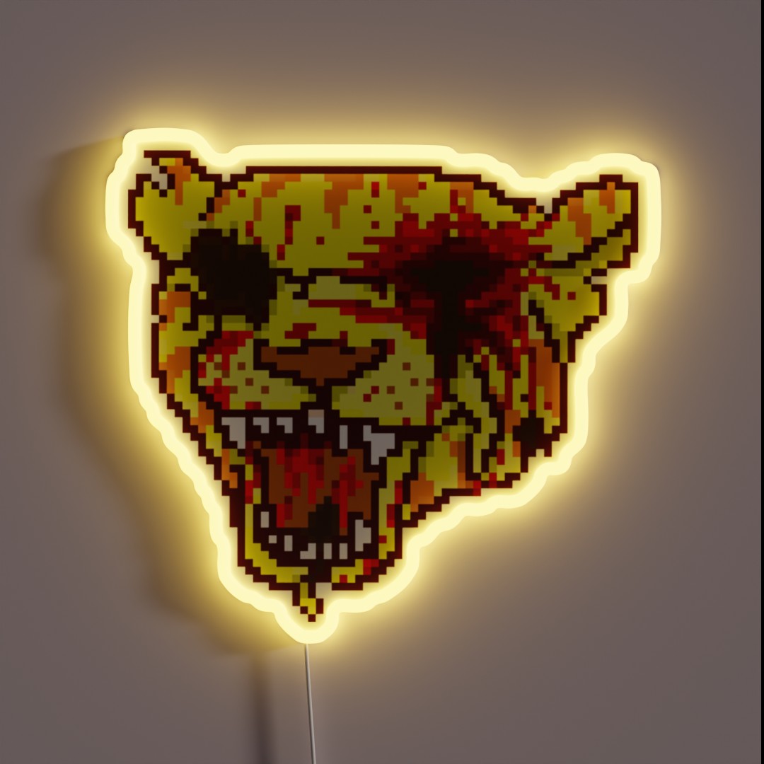 Bloody Tony Hotline Miami RGB Neon Sign Bloody Tony Hotline Miami RGB Neon Sign
