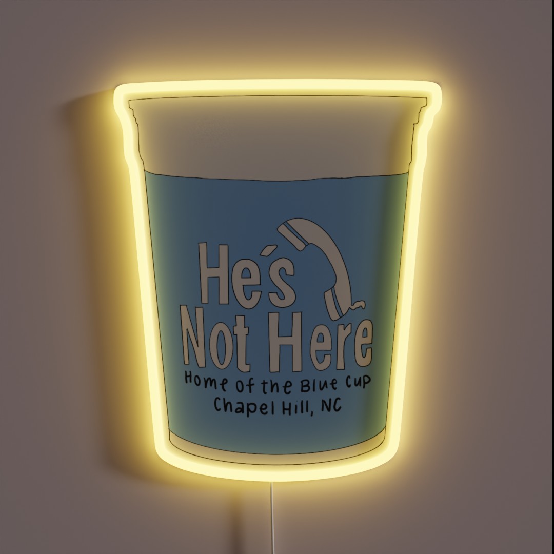 Blue Cup RGB Neon Sign Blue Cup RGB Neon Sign