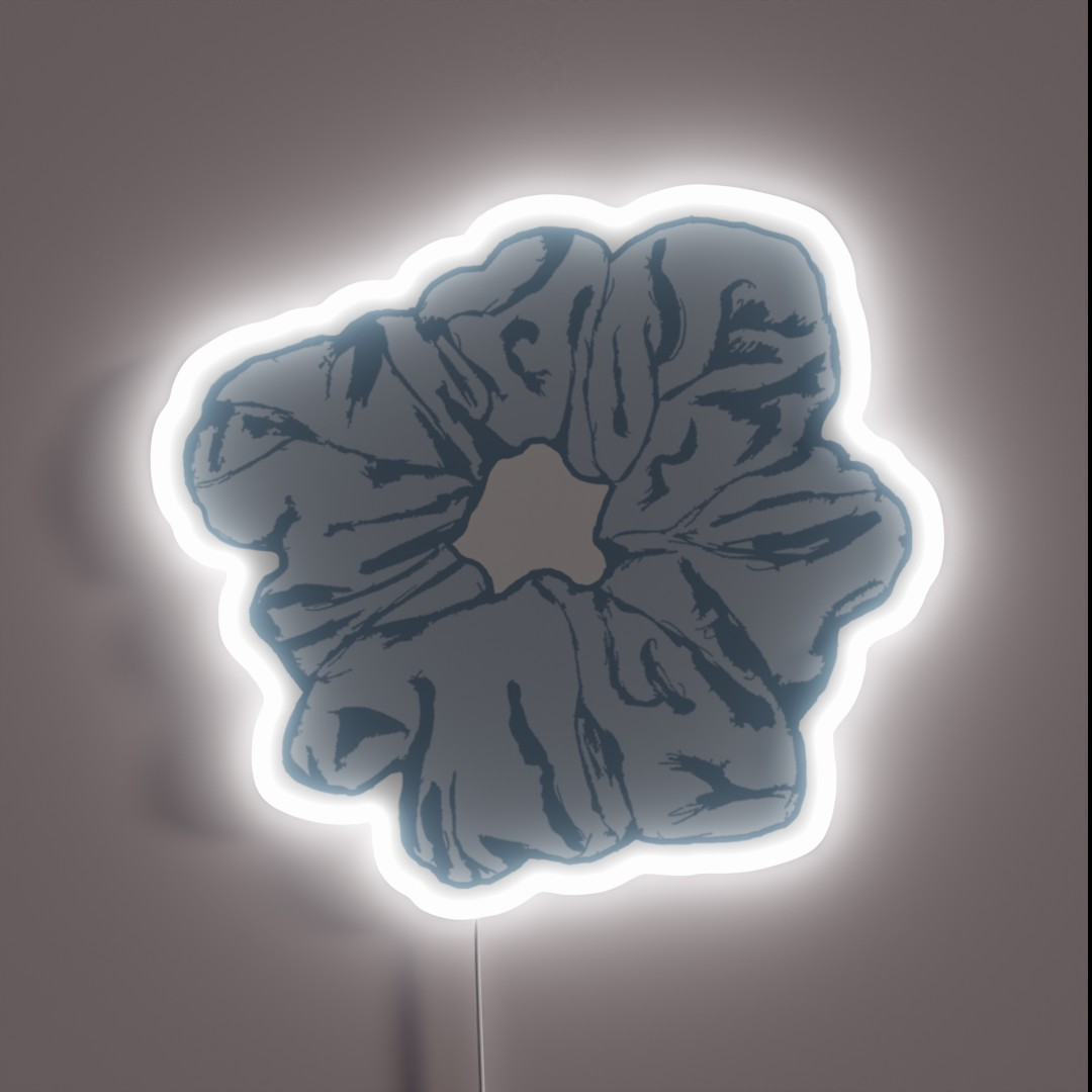 Blue Scrunchie RGB Neon Sign Blue Scrunchie RGB Neon Sign