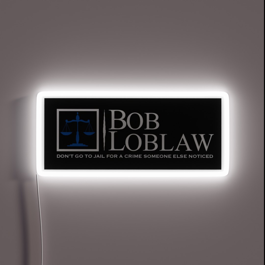 Bob Loblaw Logo RGB Neon Sign Bob Loblaw Logo RGB Neon Sign