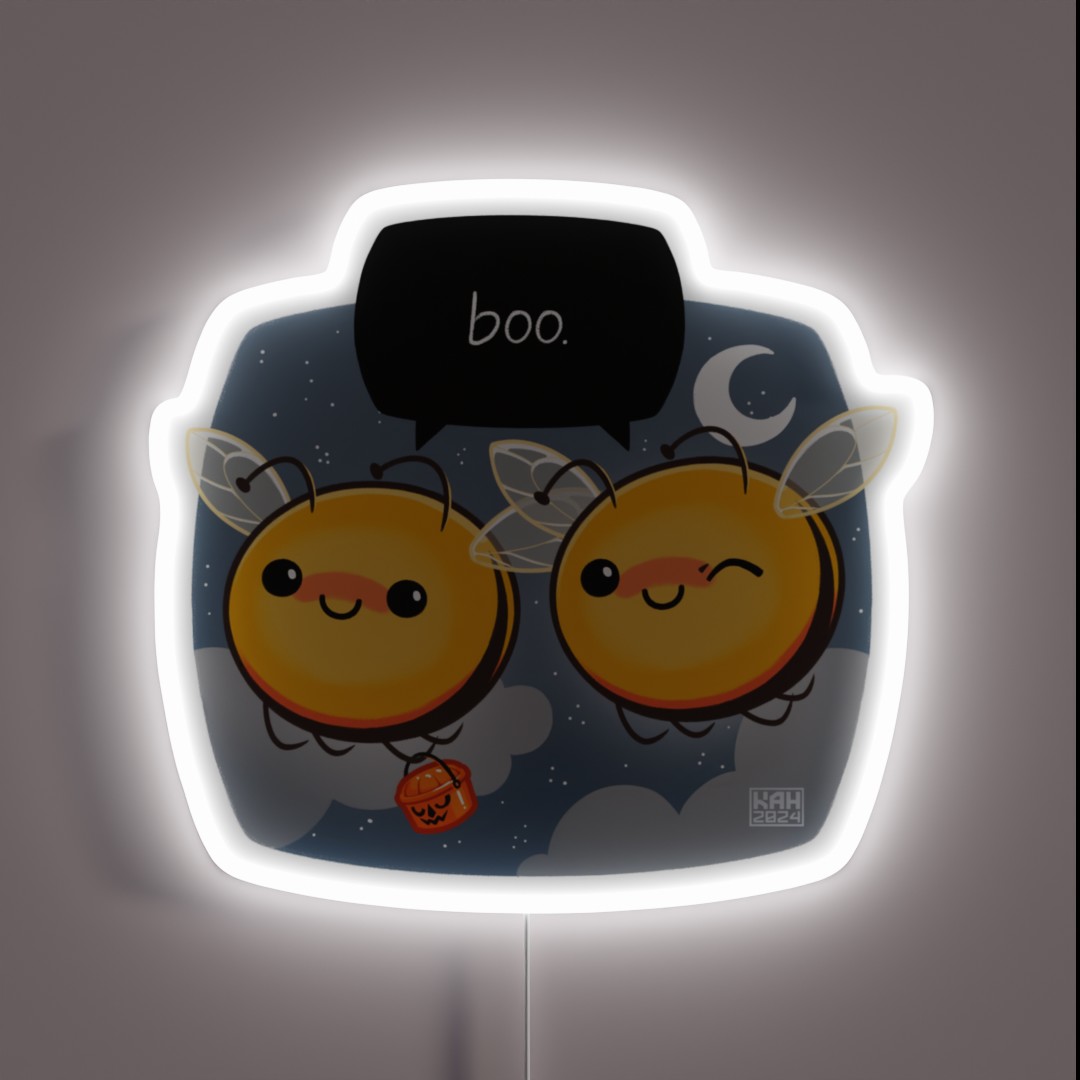 Boo Bees RGB Neon Sign Boo Bees RGB Neon Sign