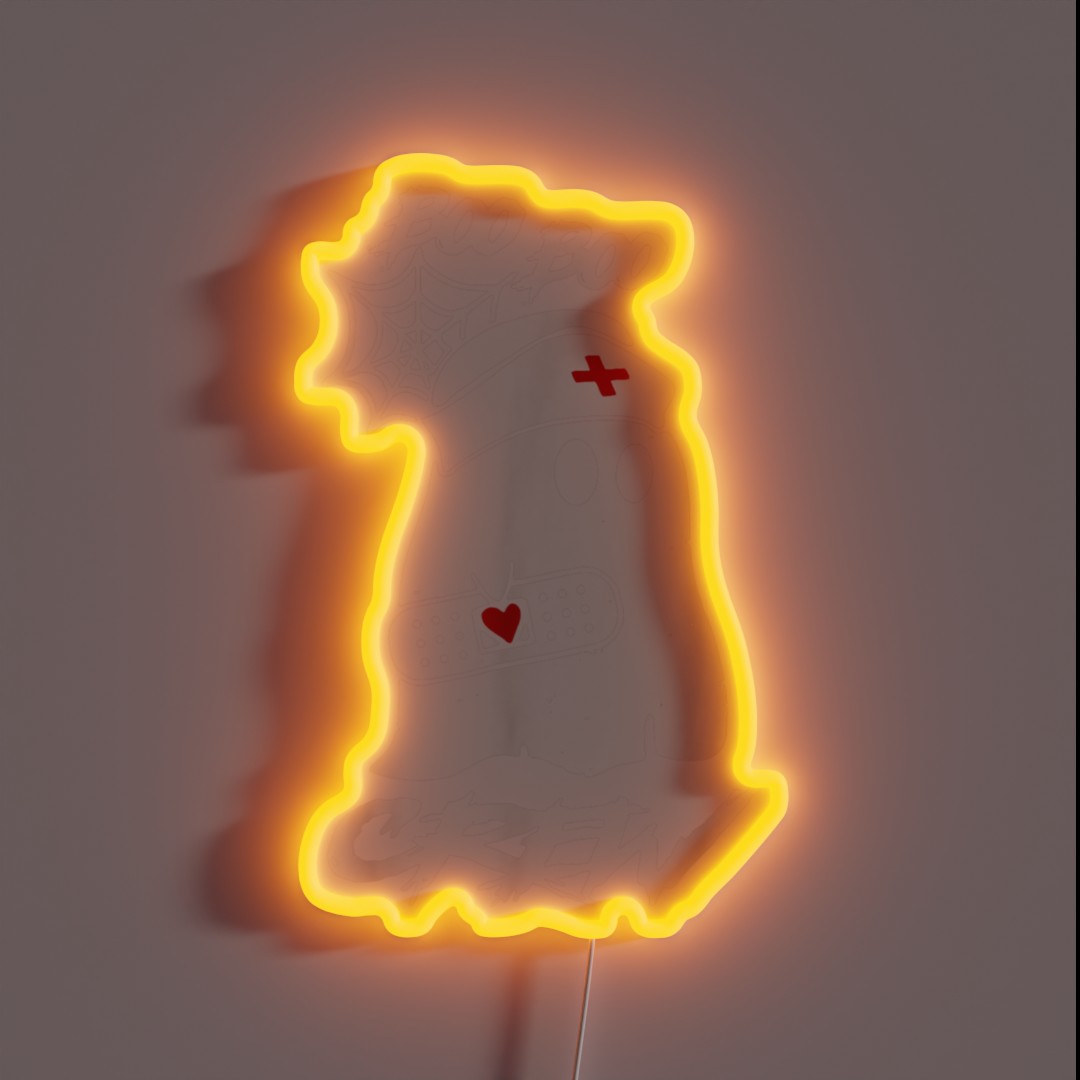 Boo Boo Crew Nurse Ghost Funny Halloween RGB Neon Sign Boo Boo Crew Nurse Ghost Funny Halloween RGB Neon Sign