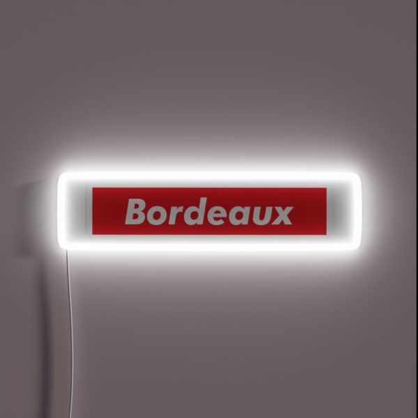 Bordeaux RGB Neon Sign