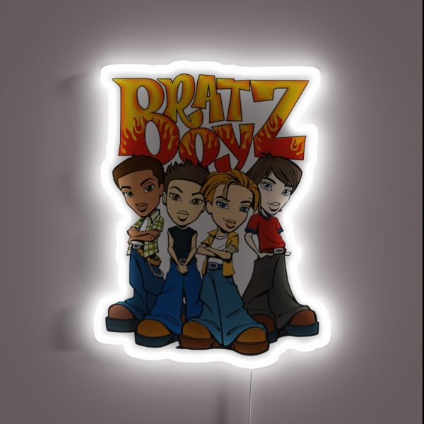 Boys Group Shot RGB Neon Sign