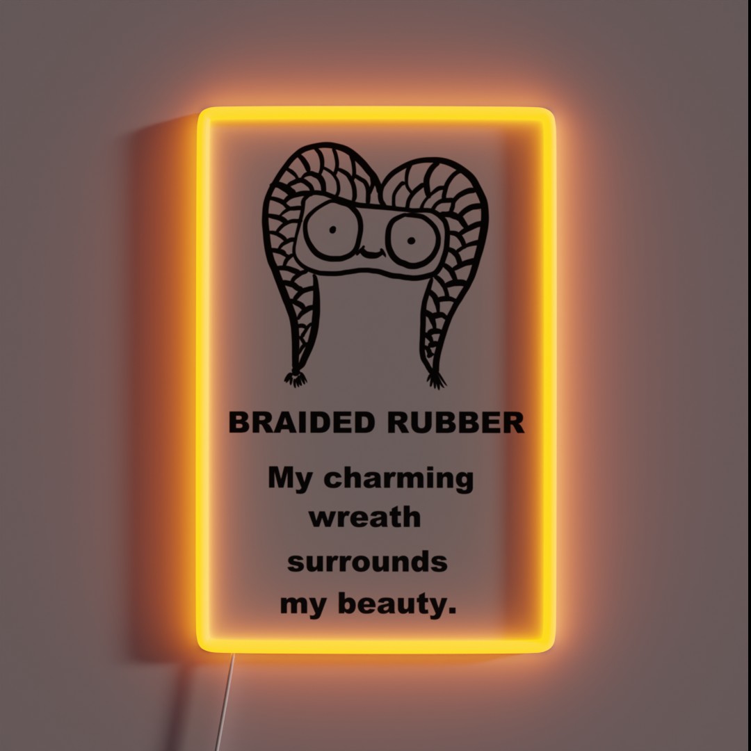 Braided Rubber RGB Neon Sign Braided Rubber RGB Neon Sign