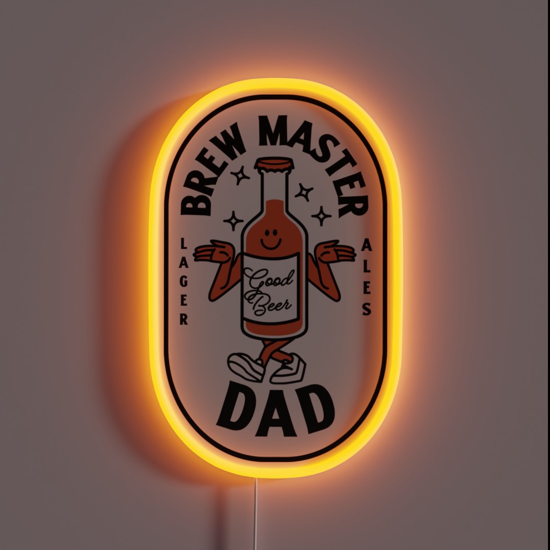 Brewmaster Dad RGB Neon Sign Brewmaster Dad RGB Neon Sign