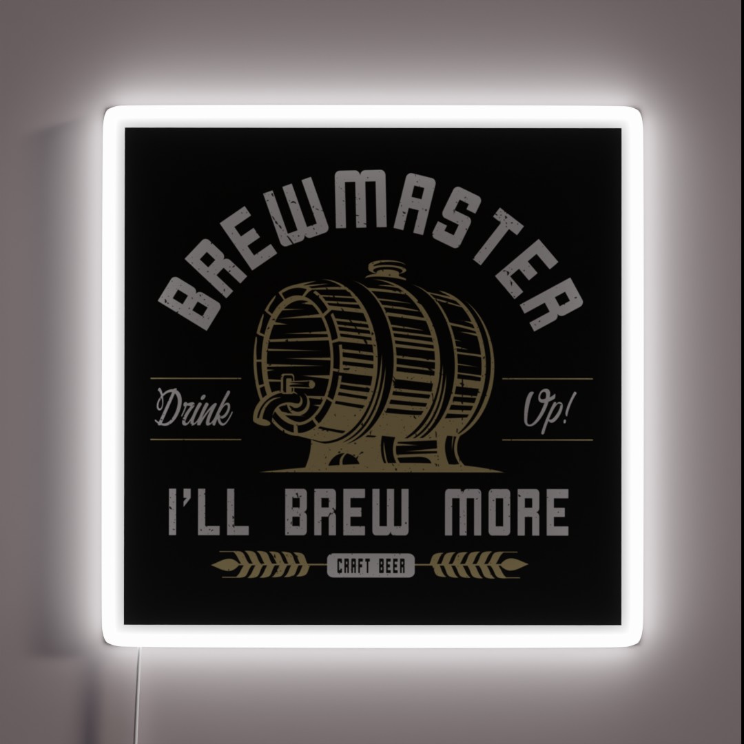 Brewmaster Drink Up RGB Neon Sign Brewmaster Drink Up RGB Neon Sign