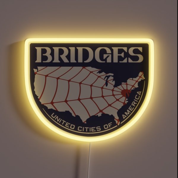 Bridges Logo V2 RGB Neon Sign