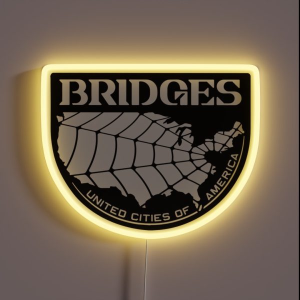 Bridges Logo V3 RGB Neon Sign