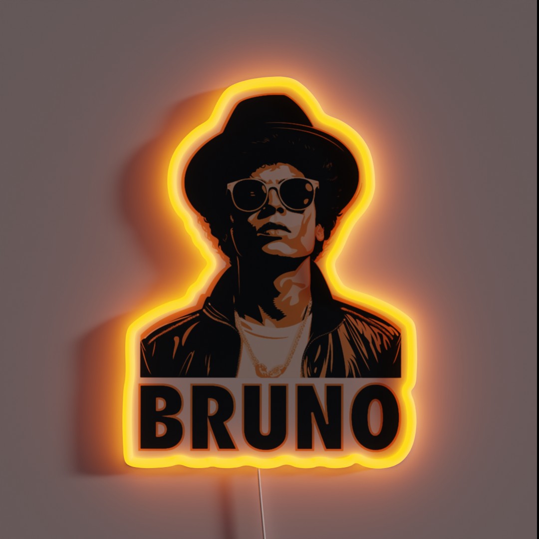 Bruno Mars RGB Neon Sign Bruno Mars RGB Neon Sign