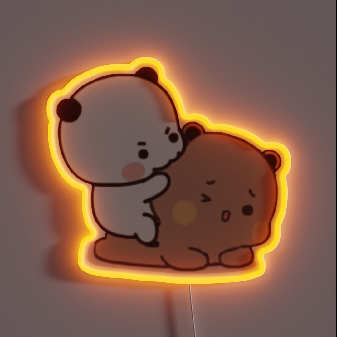 Bubu Biting Dudu RGB Neon Sign Bubu Biting Dudu RGB Neon Sign