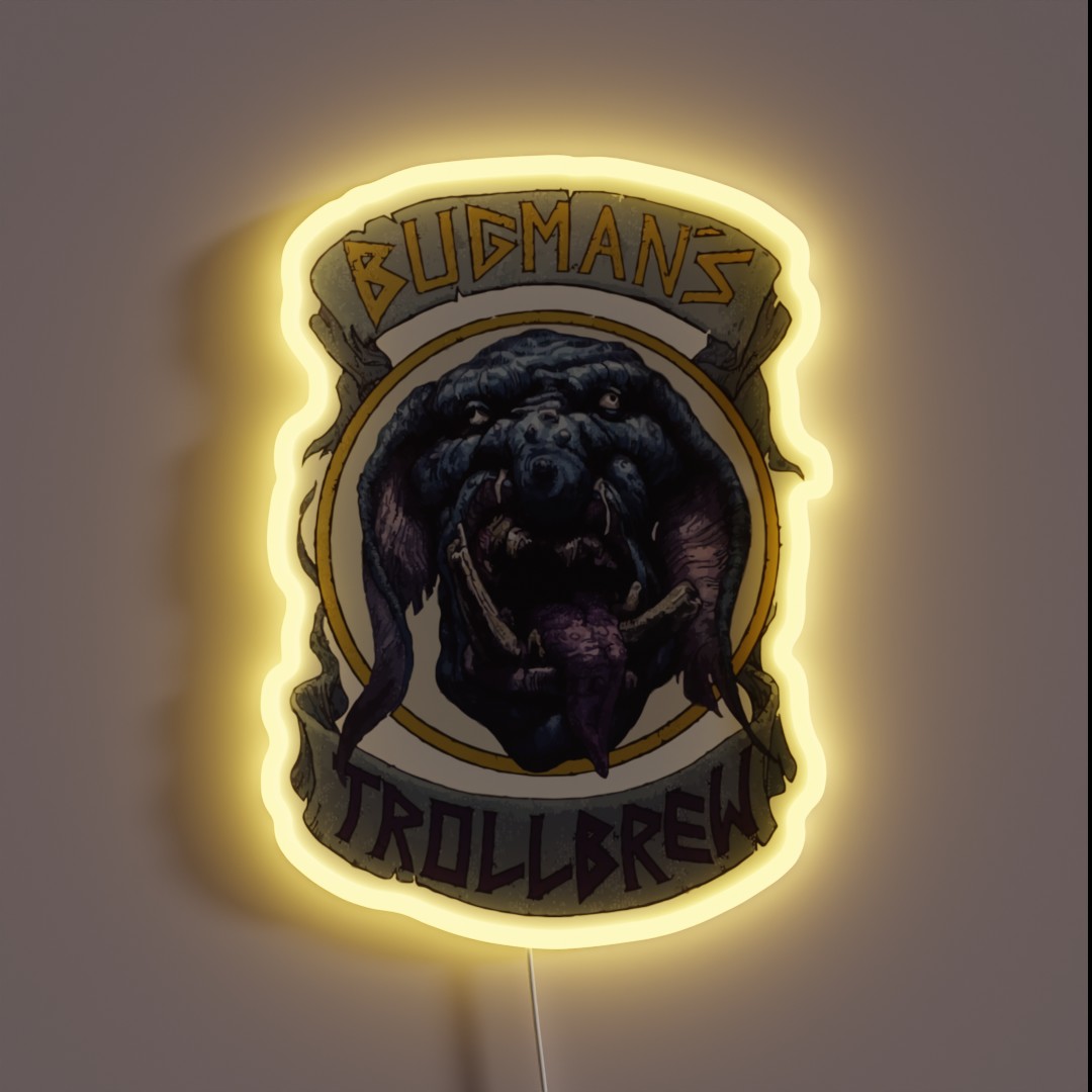Bugman Trollbrew RGB Neon Sign Bugman Trollbrew RGB Neon Sign