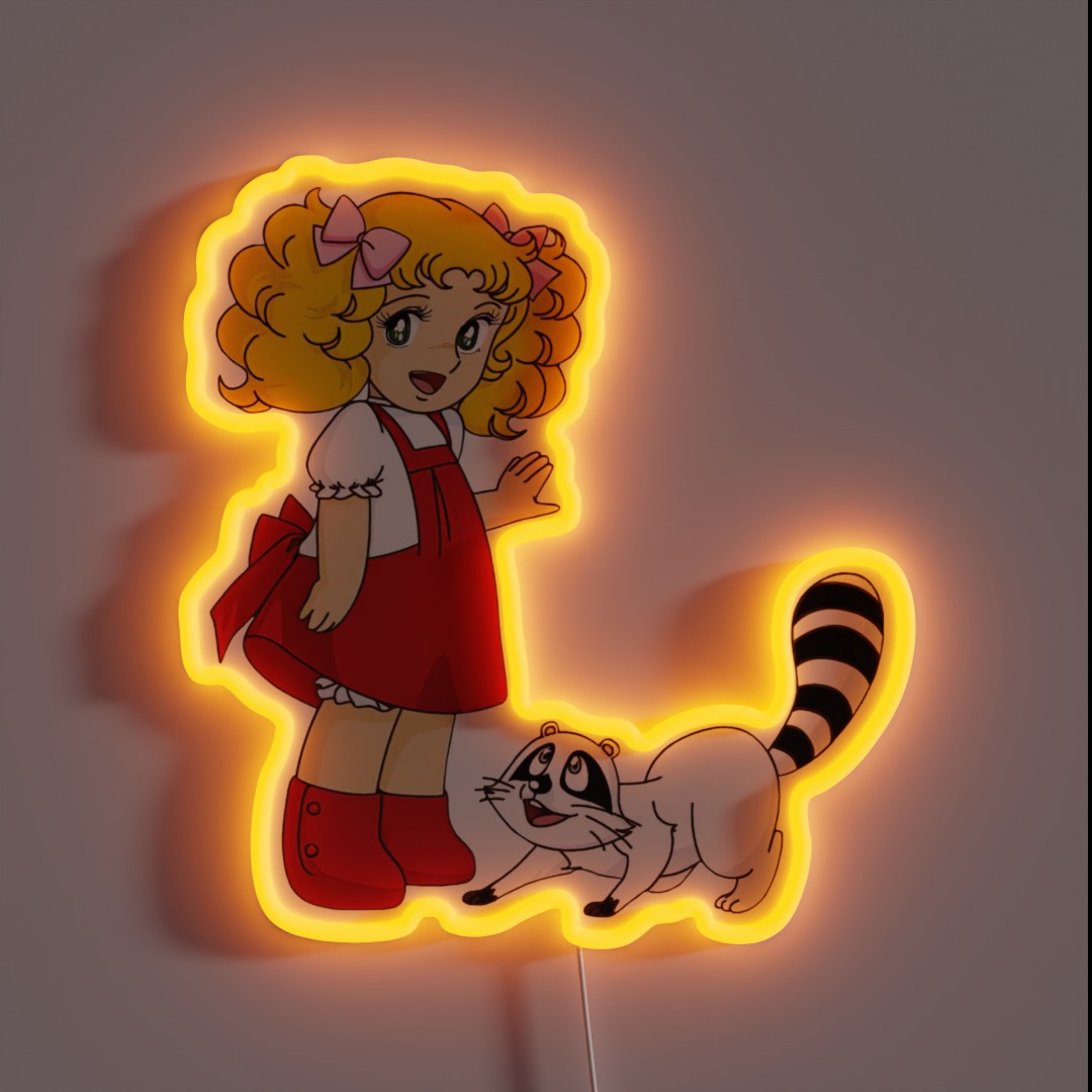 Candy Candy Snow Capucin RGB Neon Sign Candy Candy Snow Capucin RGB Neon Sign