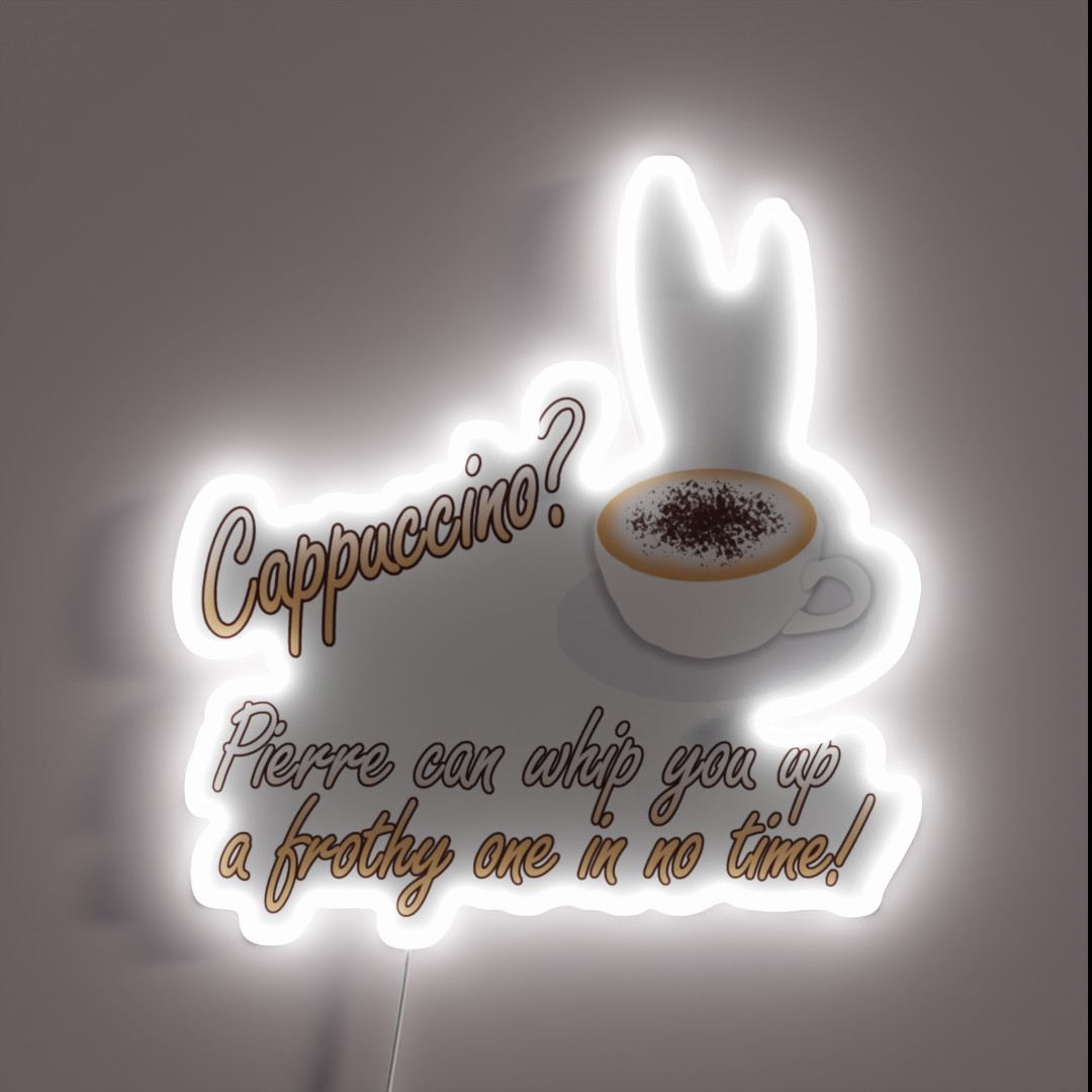 Cappuccino RGB Neon Sign Cappuccino RGB Neon Sign