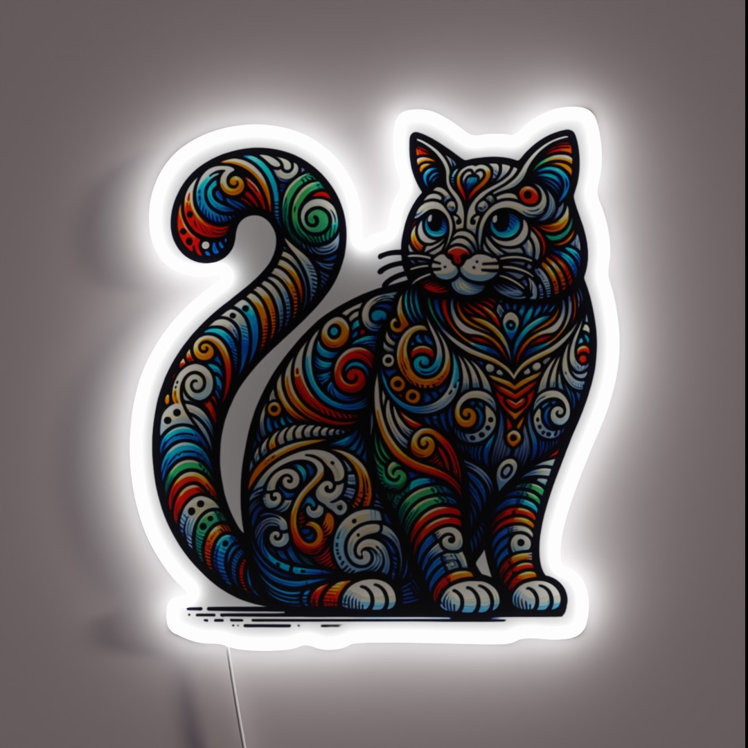 Cats RGB Neon Sign Cats RGB Neon Sign