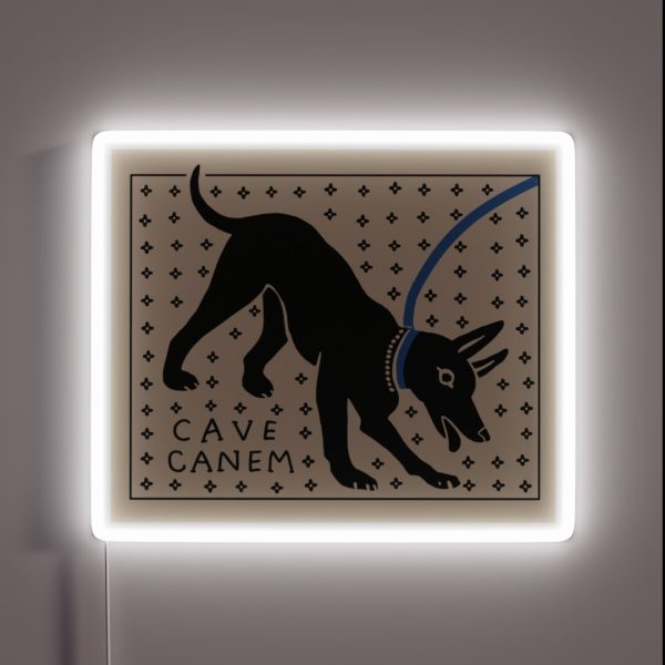 CAVE CANEM RGB Neon Sign